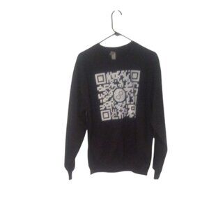 Black Poshmark QR Code Sweater | 22 PTP | M